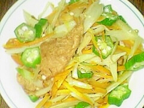 大豆ミートと野菜の炒めものです♪